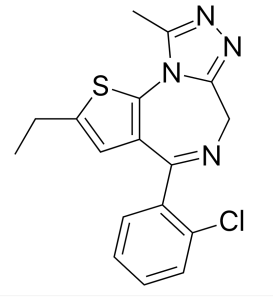 Etizolam Molecule