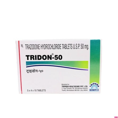 Tridon 50mg Trazodone Hydrochloride